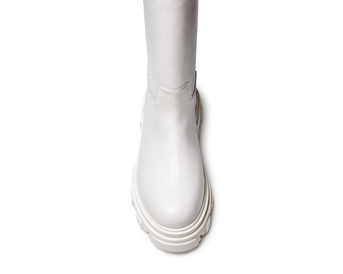 Белые кожаные сапоги - Image 4 of 4