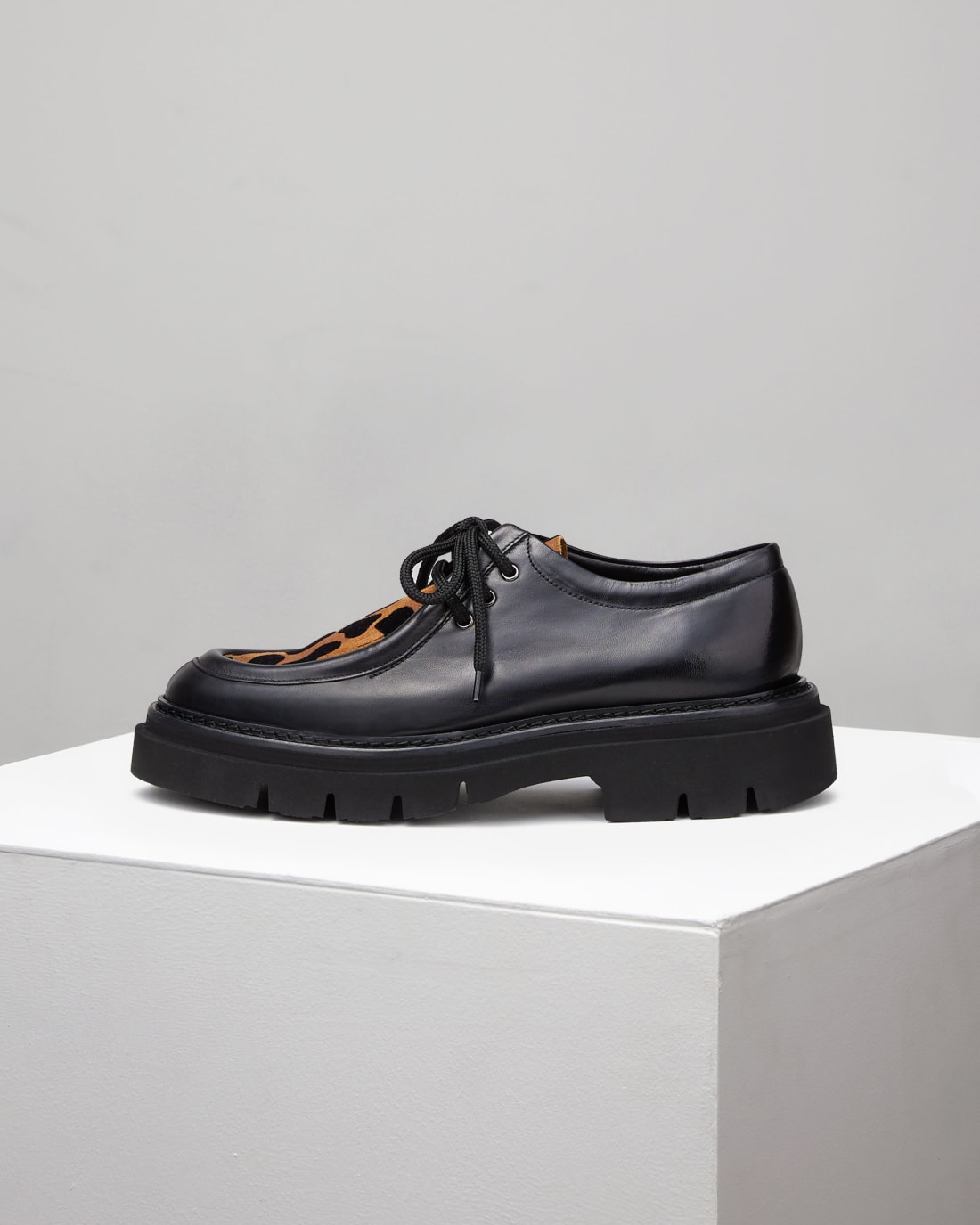 Леопардовые кожаные полуботинки - Image 1 of 4