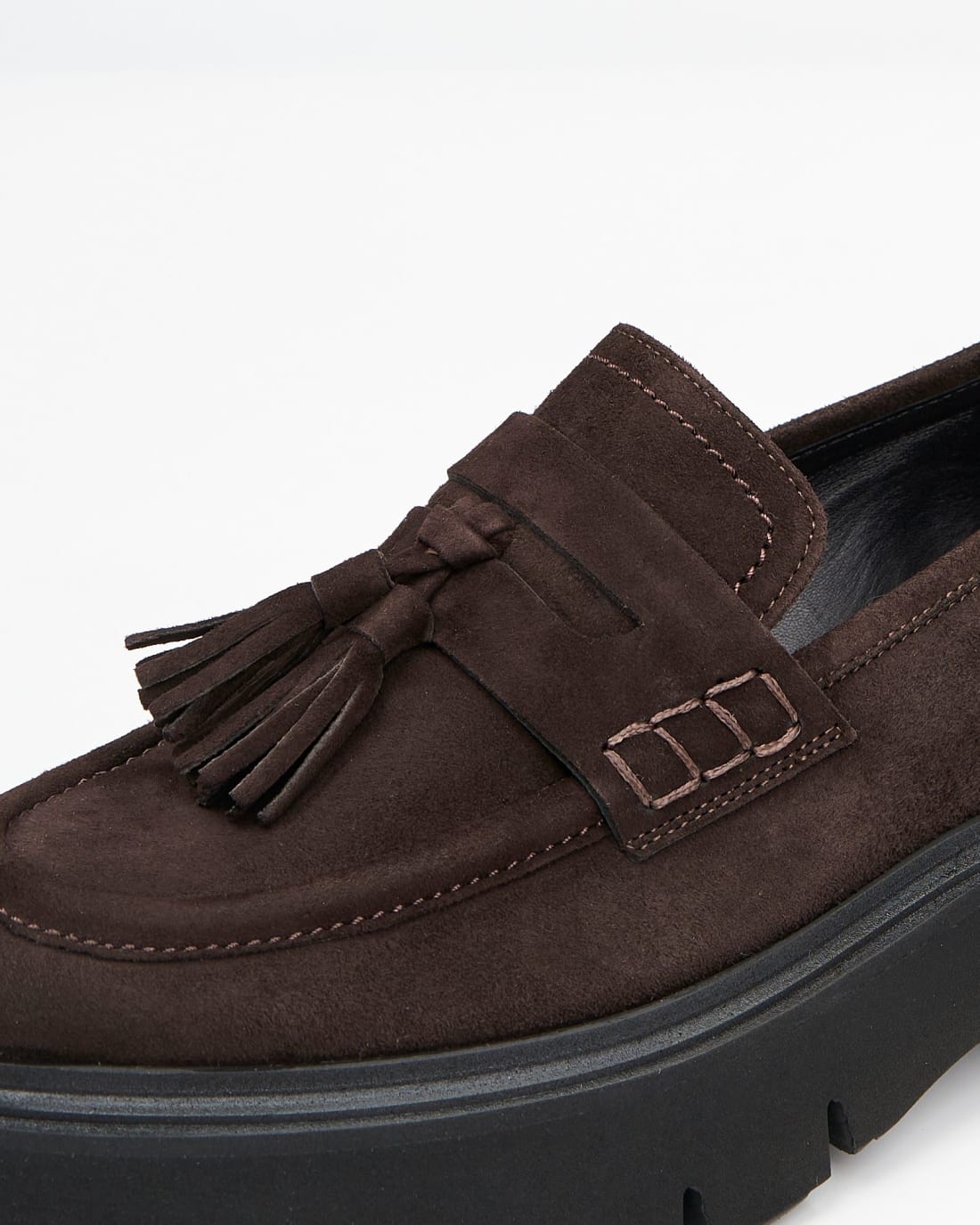 Коричневые замшевые лоферы - Image 5 of 5