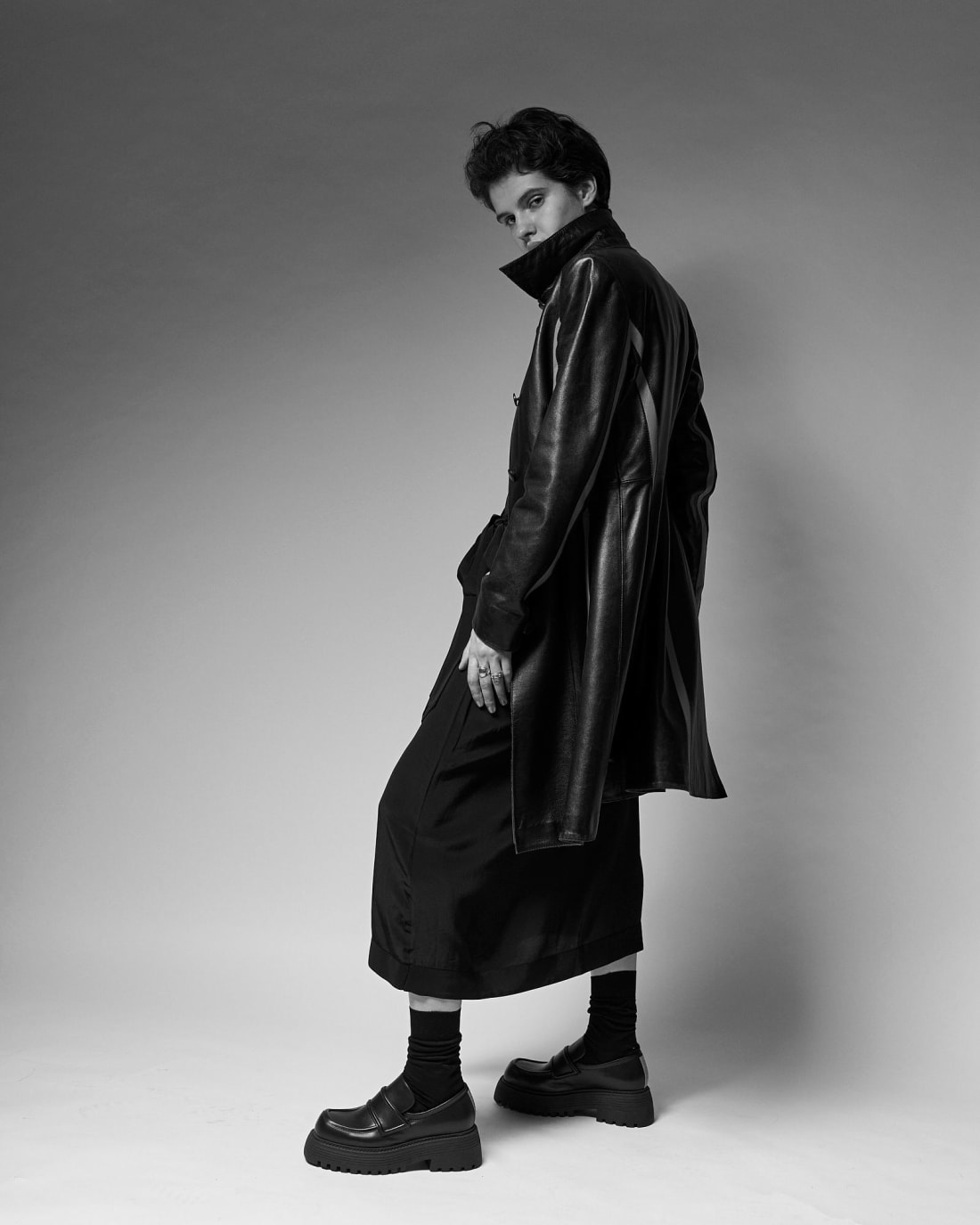 Черные кожаные лоферы - Image 6 of 6