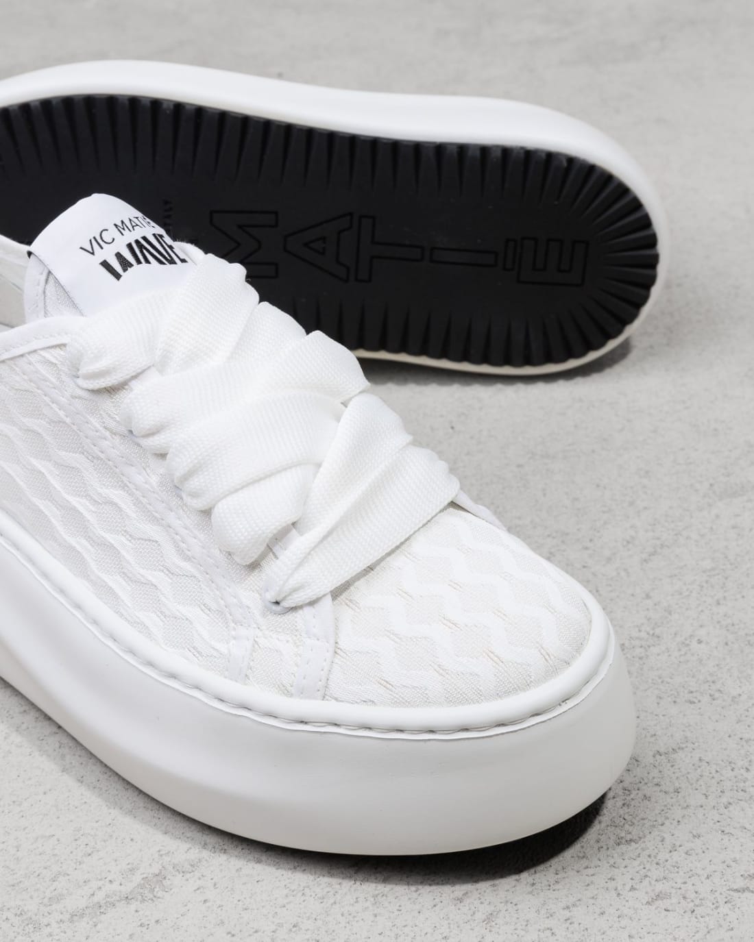 Белые текстильные кеды - Image 4 of 4