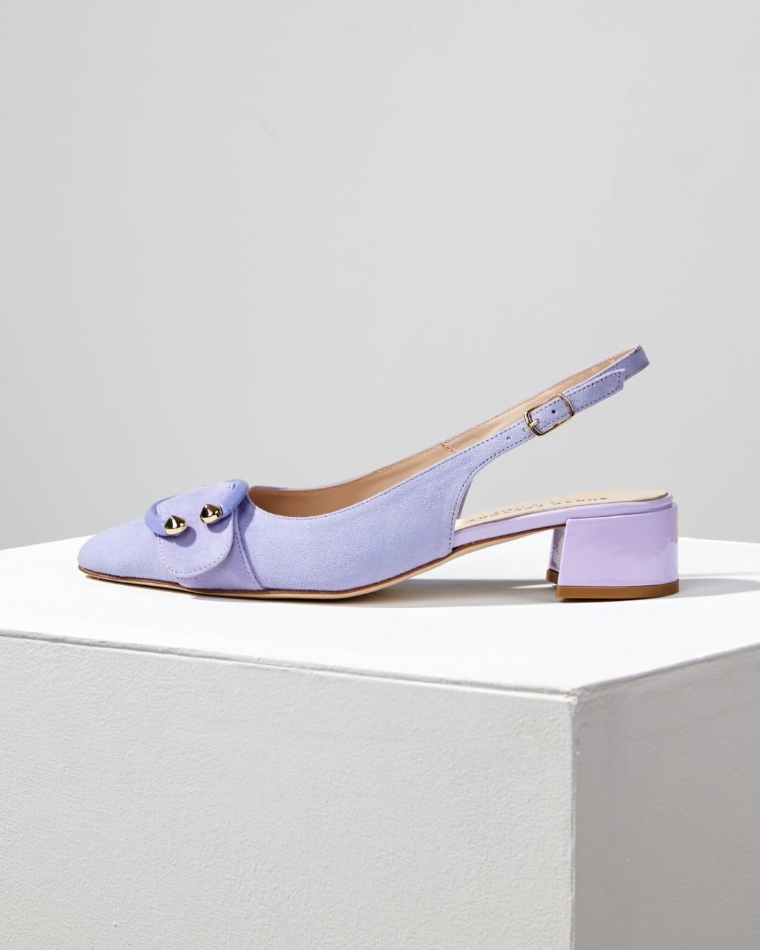 Лавандовые замшевые туфли - Image 1 of 6