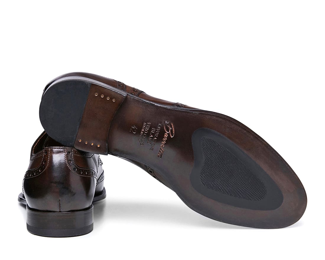 Коричневые кожаные дерби - Image 4 of 4