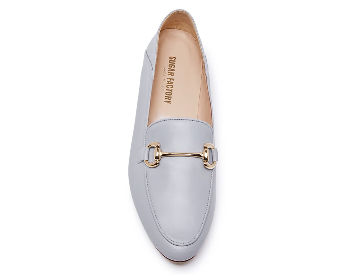 Голубые кожаные лоферы - Image 4 of 4