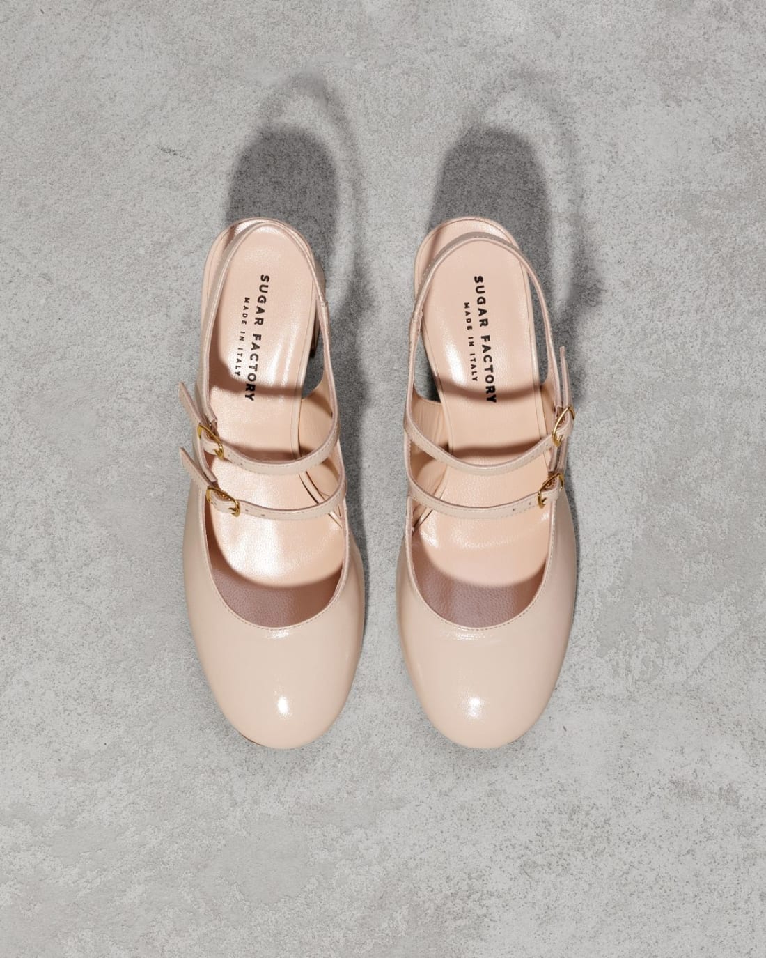 Светло-бежевые кожаные туфли - Image 2 of 6