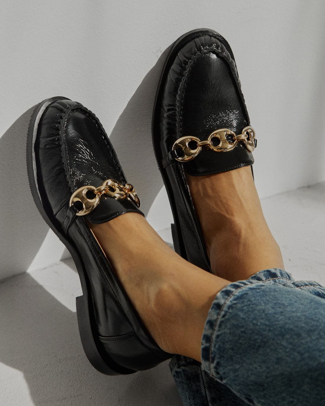 Черные кожаные лоферы - Image 5 of 5