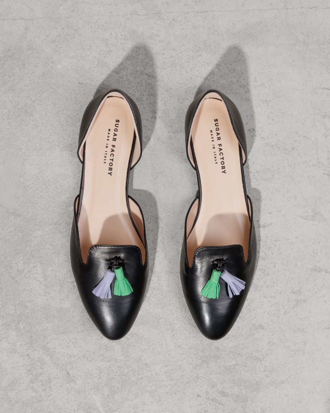 Черные кожаные балетки - Image 2 of 7