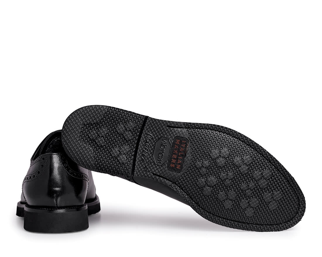 Мужские утепленные черные дерби - Image 4 of 4