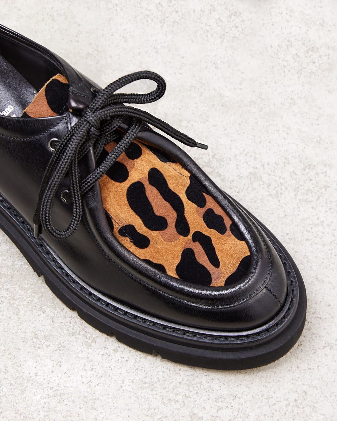 Леопардовые кожаные полуботинки - Image 4 of 4