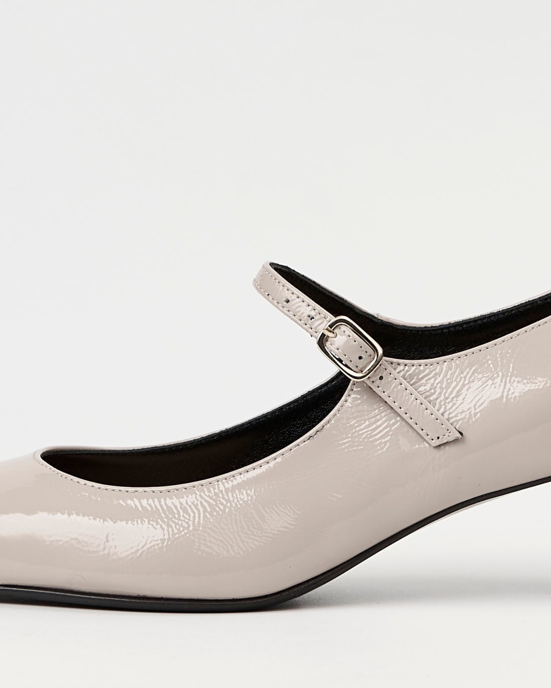 Бежевые кожаные туфли - Image 6 of 7