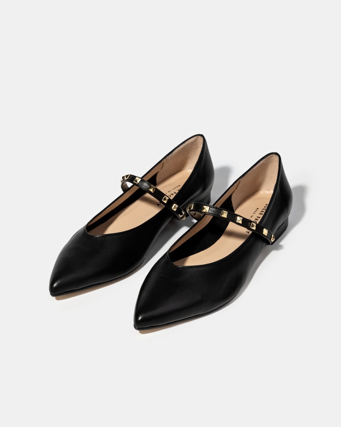 Черные балетки из натуральной кожи на ремешке - Image 2 of 4