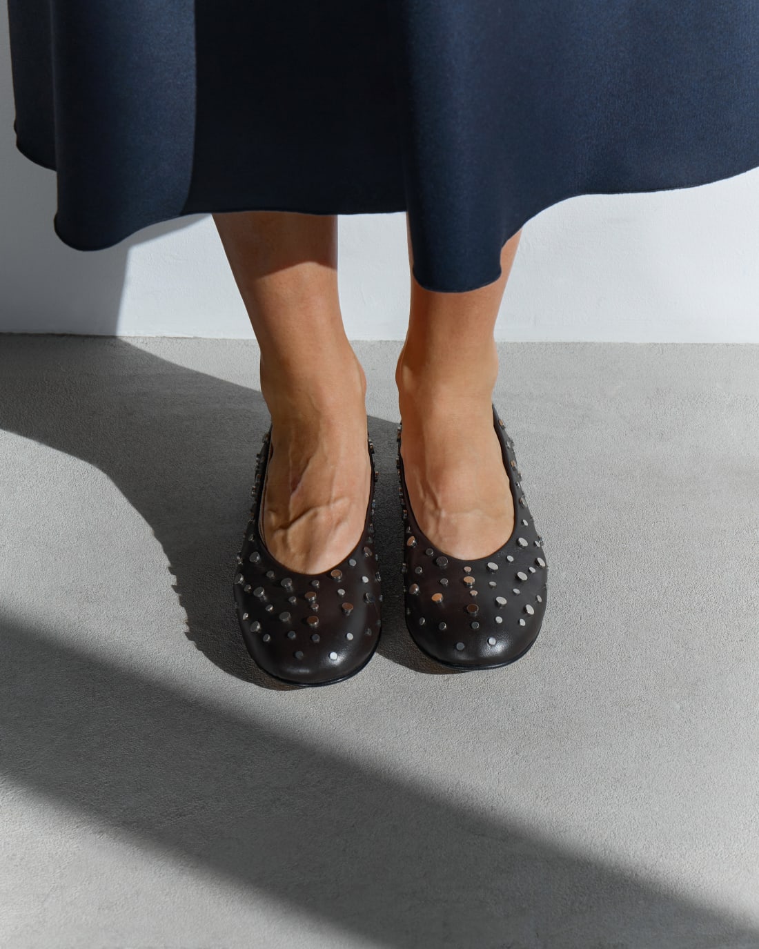 Черные кожаные балетки - Image 6 of 6