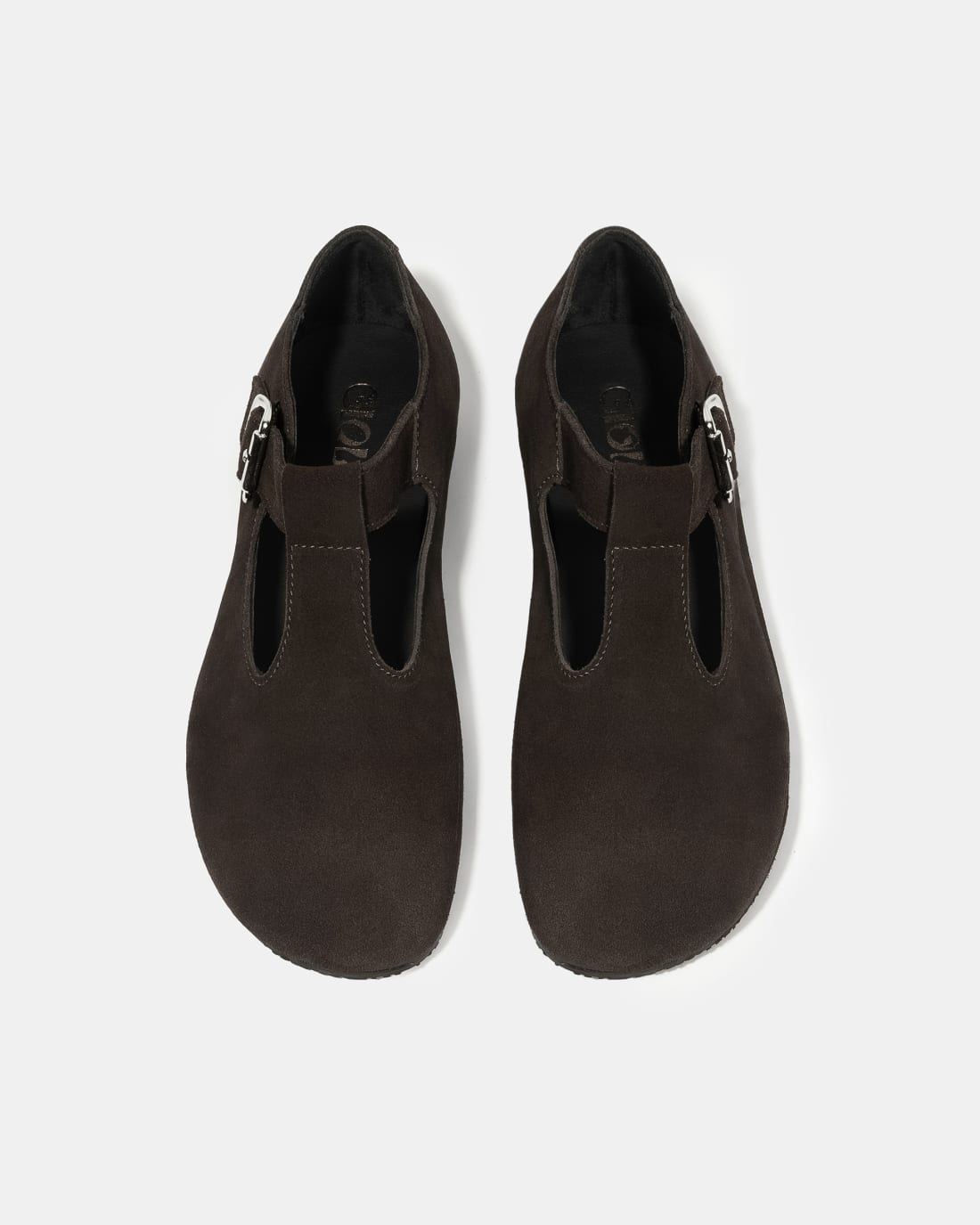 Темно-коричневые замшевые туфли - Image 4 of 5