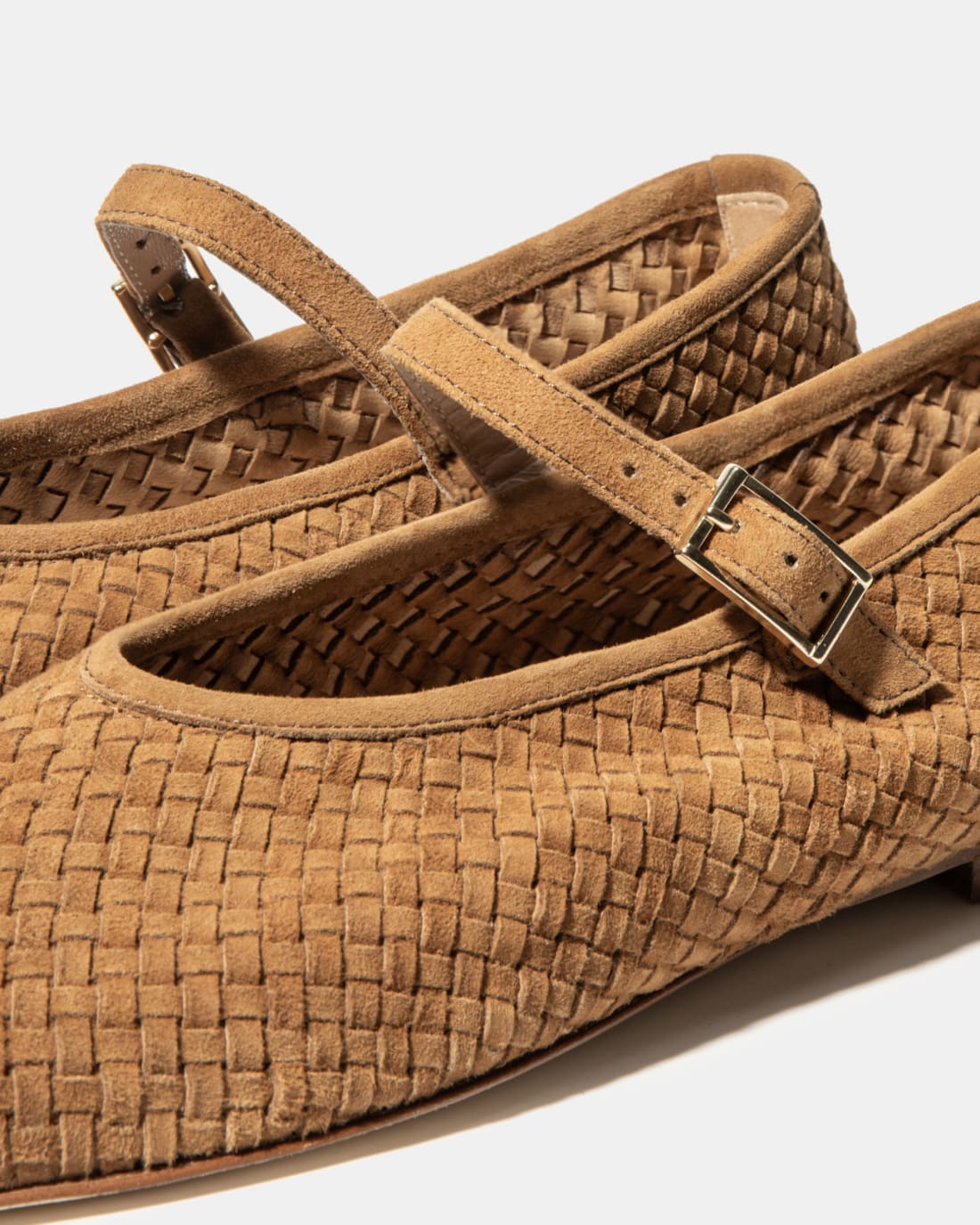 Коричневые замшевые балетки - Image 4 of 4