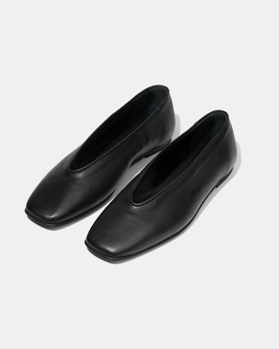 Черные кожаные балетки - Image 3 of 5