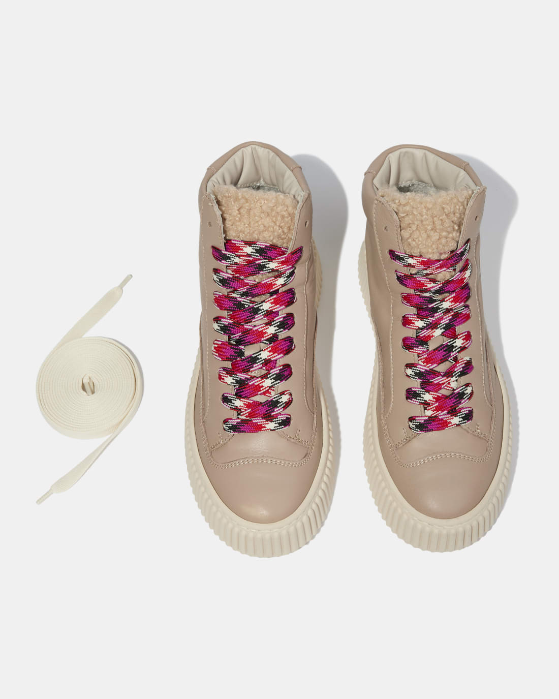 Серые кожаные кеды - Image 3 of 5