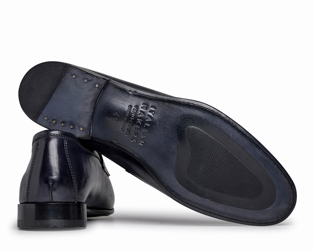 Мужские черные кожаные лоферы - Image 4 of 4