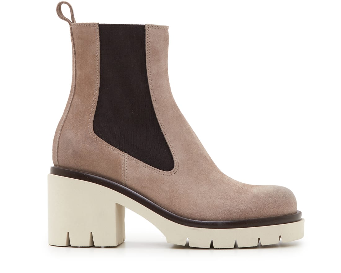 Бежевые замшевые ботильоны - Image 1 of 5