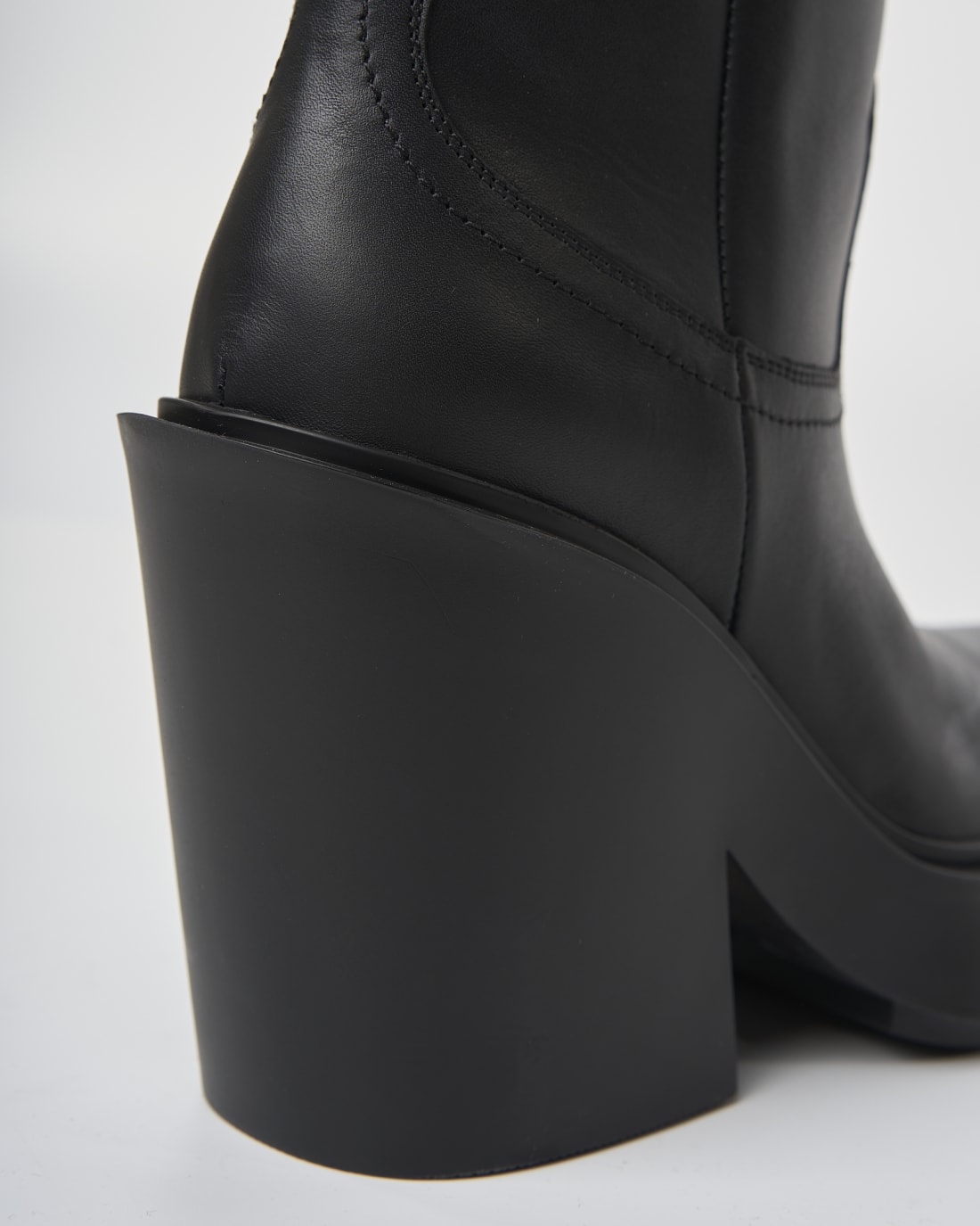 Черные кожаные сапоги - Image 3 of 3