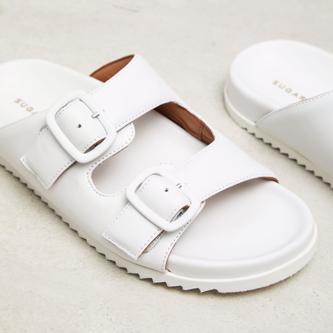 Белые кожаные биркенштоки - Image 3 of 5