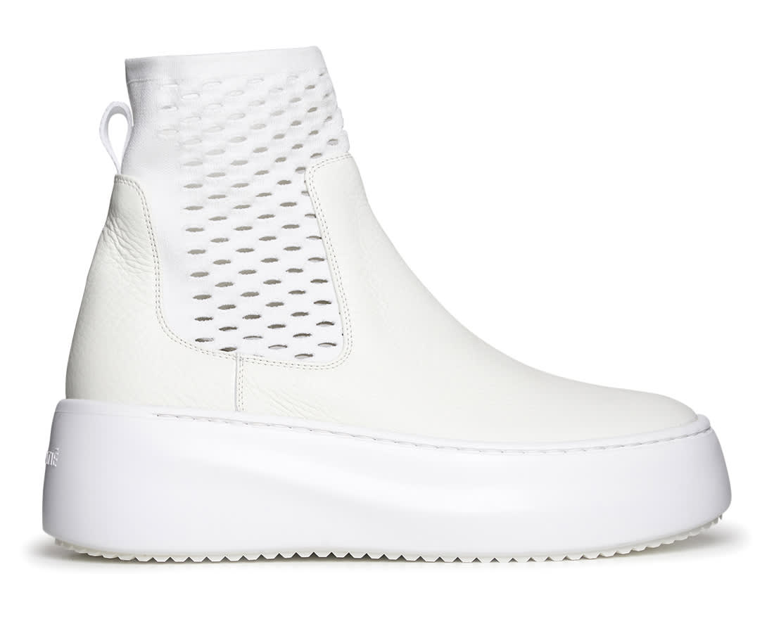 Белые кожаные полуботинки - Image 1 of 5