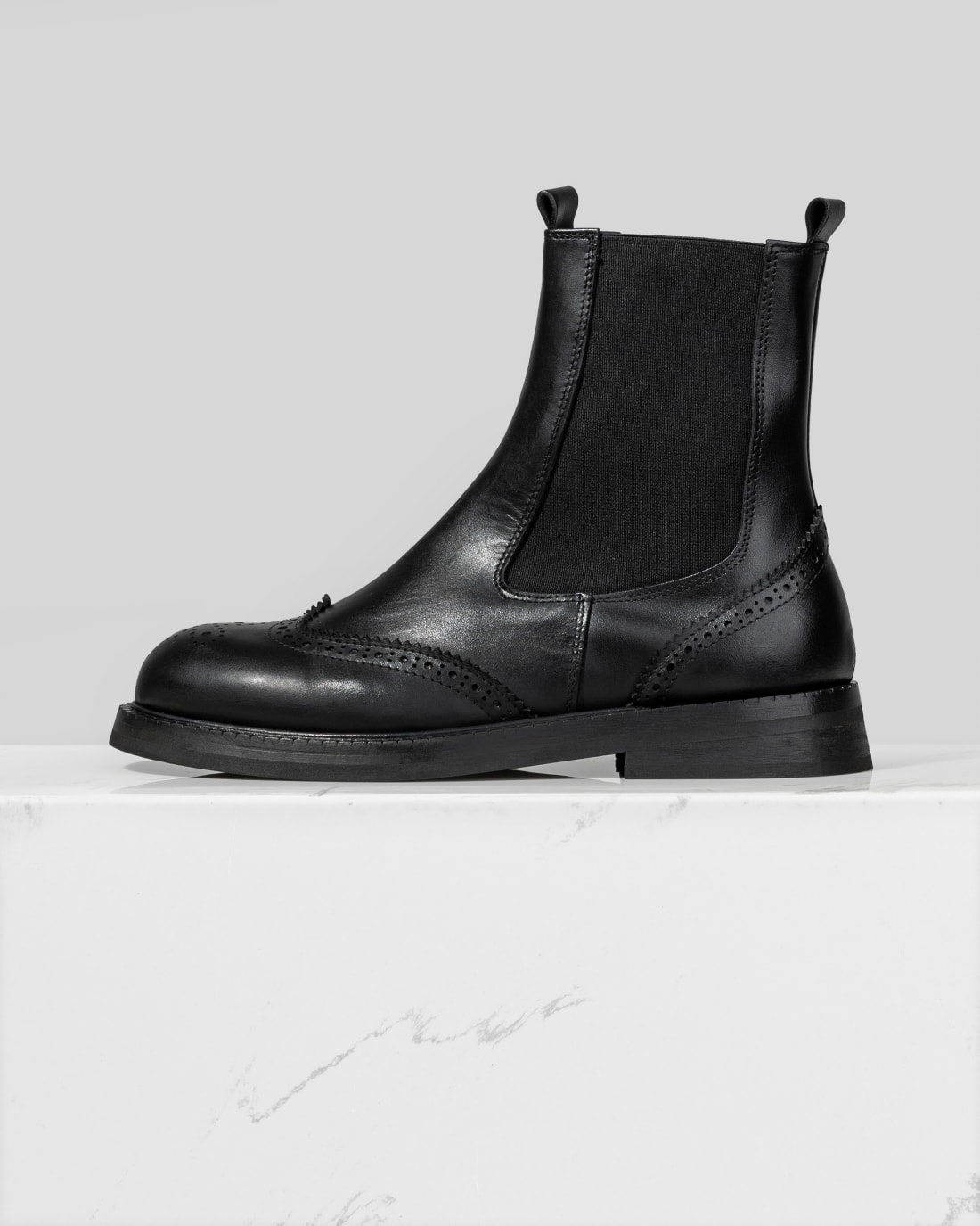 Черные кожаные челси - Image 1 of 4