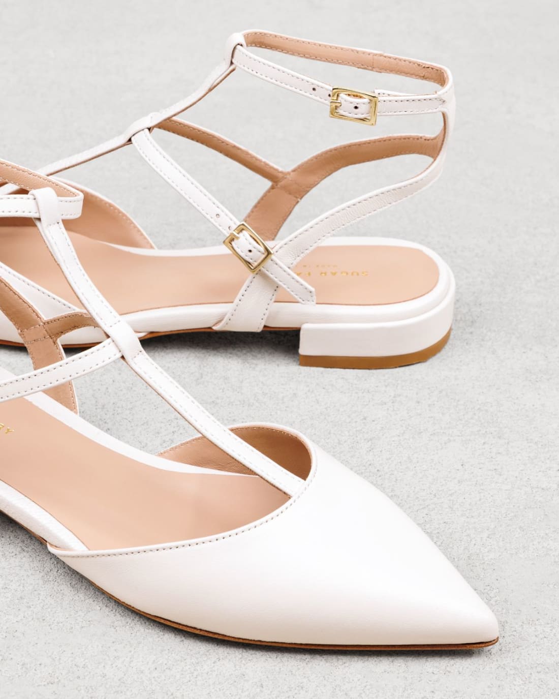 Белые кожаные туфли - Image 4 of 6