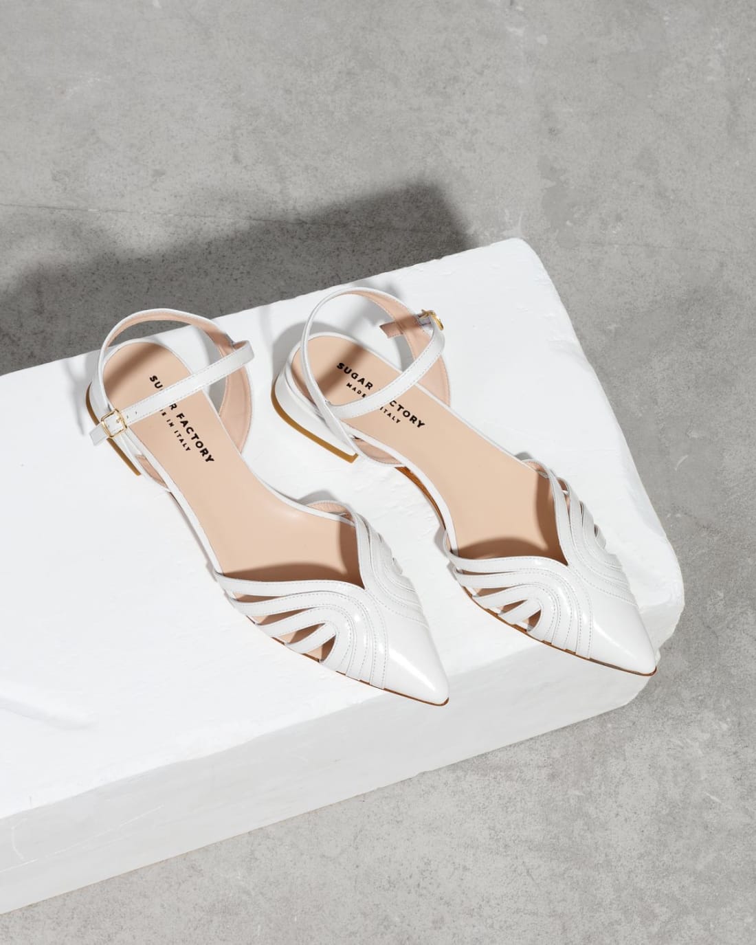 Белые кожаные туфли - Image 2 of 4