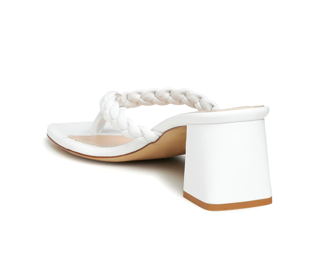 Белые кожаные мюли - Image 3 of 4