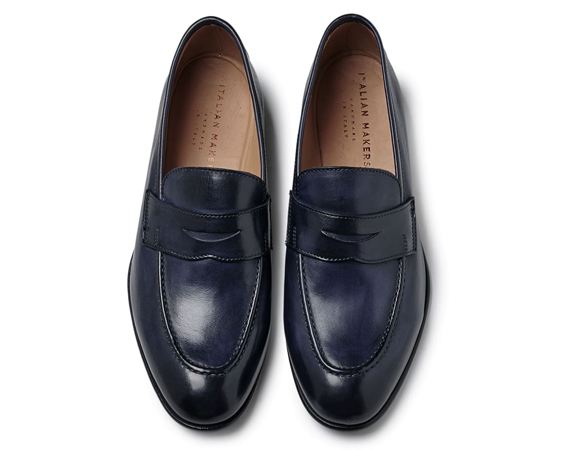 Мужские черные кожаные лоферы - Image 3 of 4