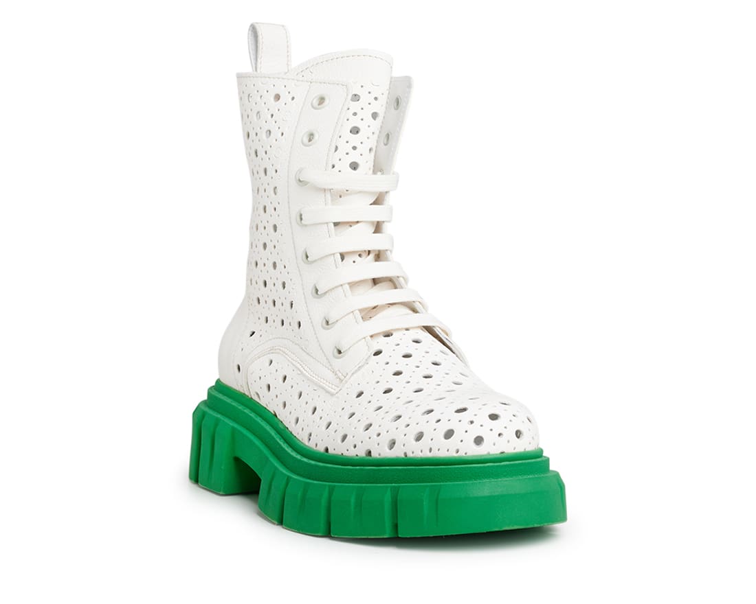 Белые кожаные ботинки - Image 2 of 5