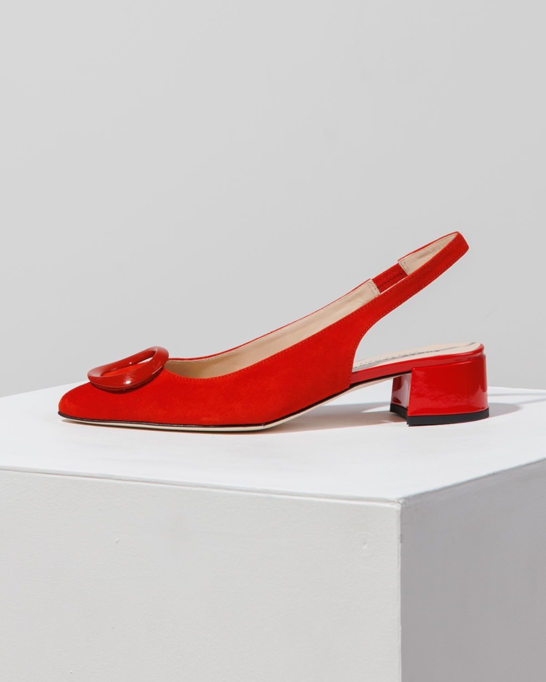 Красные замшевые туфли - Image 1 of 7
