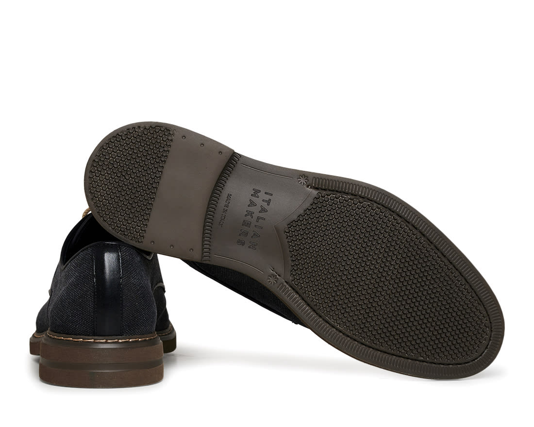 Мужские черные текстильные туфли - Image 4 of 4