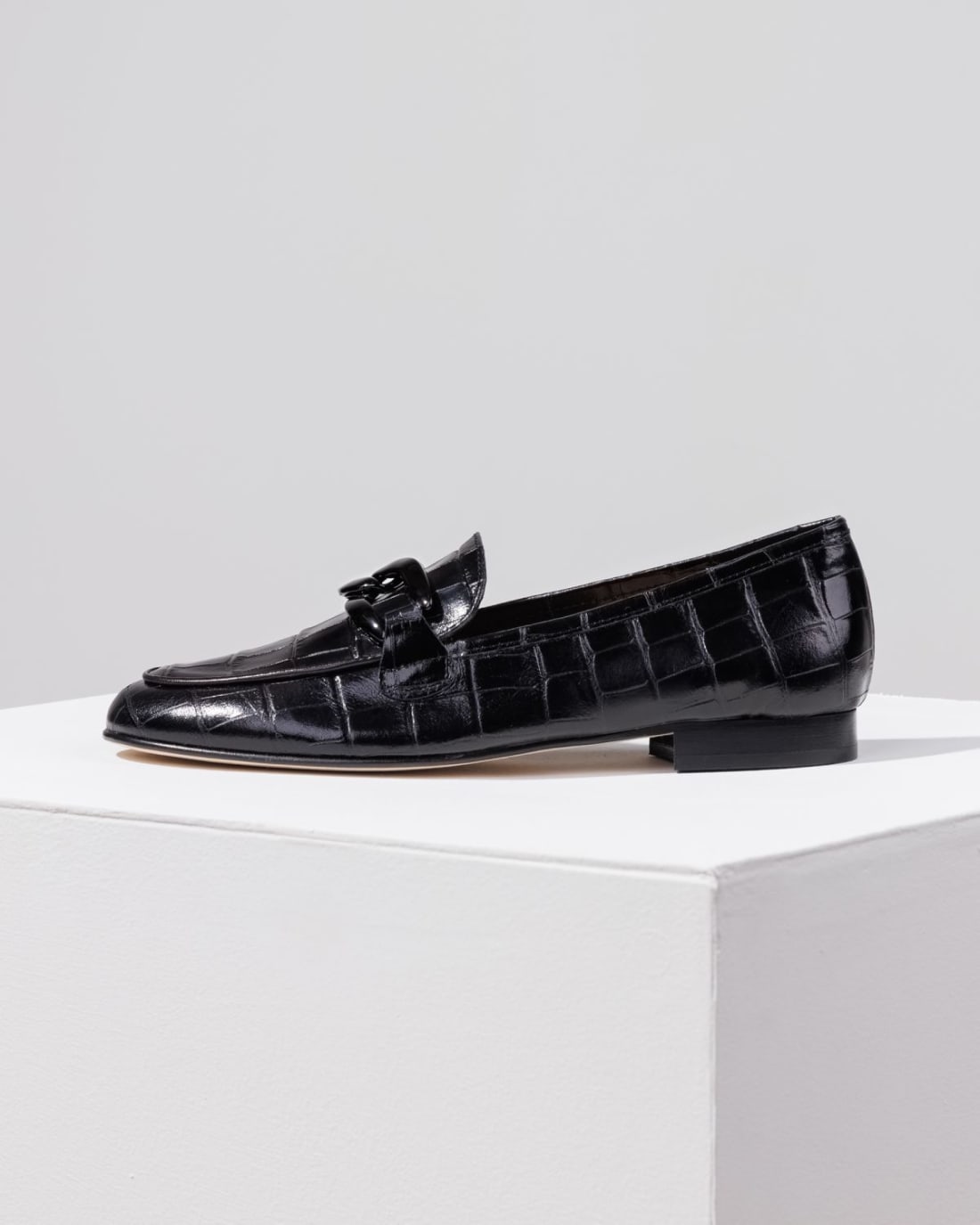 Черные кожаные лоферы - Image 1 of 6