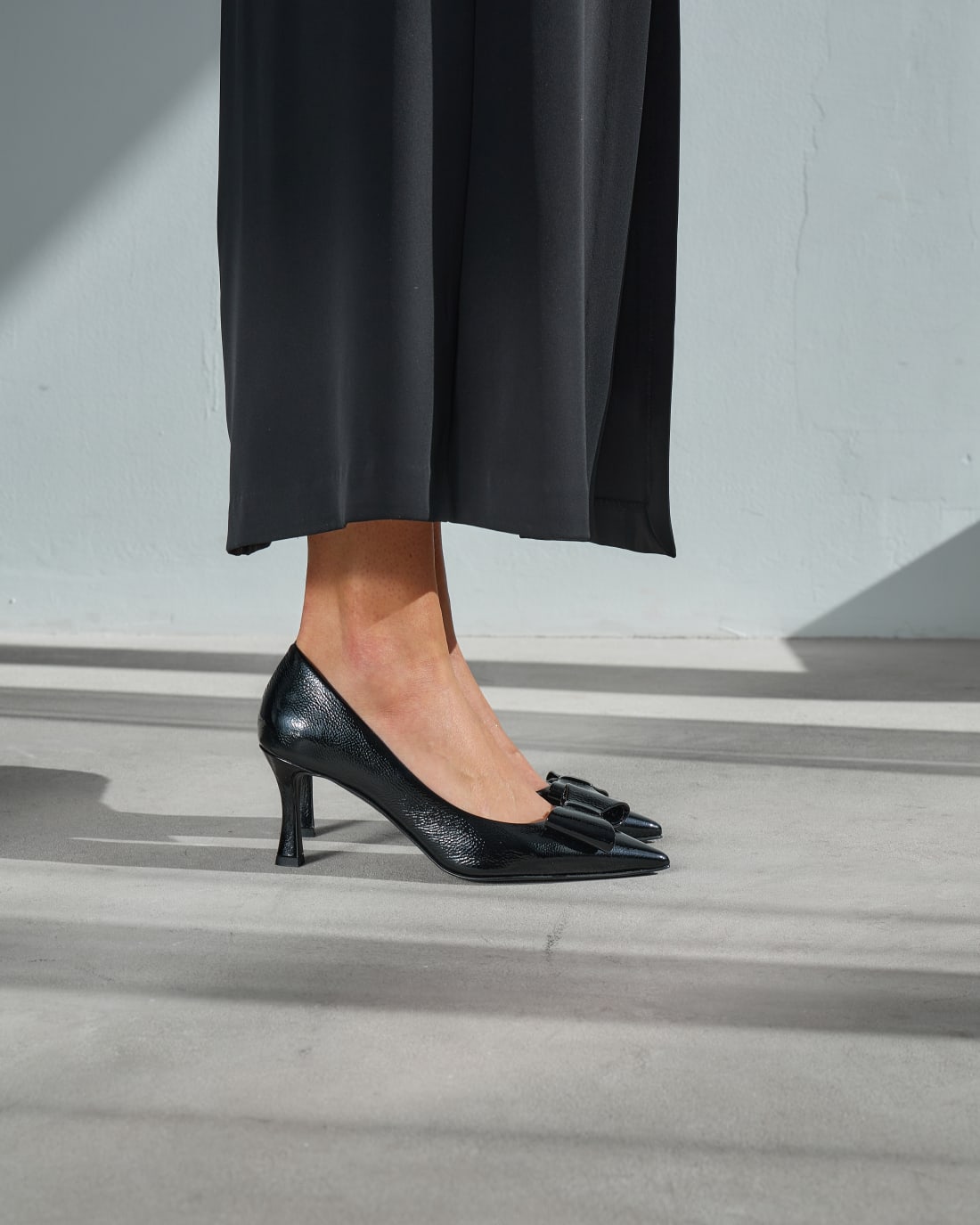 Черные лакированные туфли на шпильке - Image 5 of 6