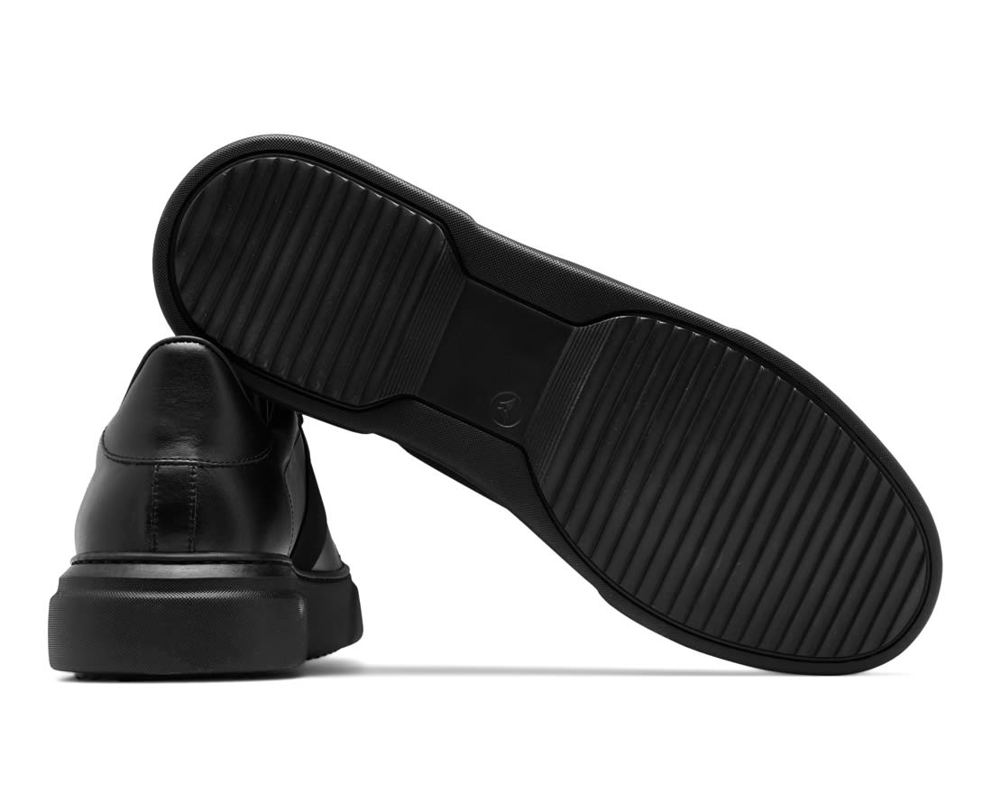 Черные кожаные кеды - Image 4 of 4