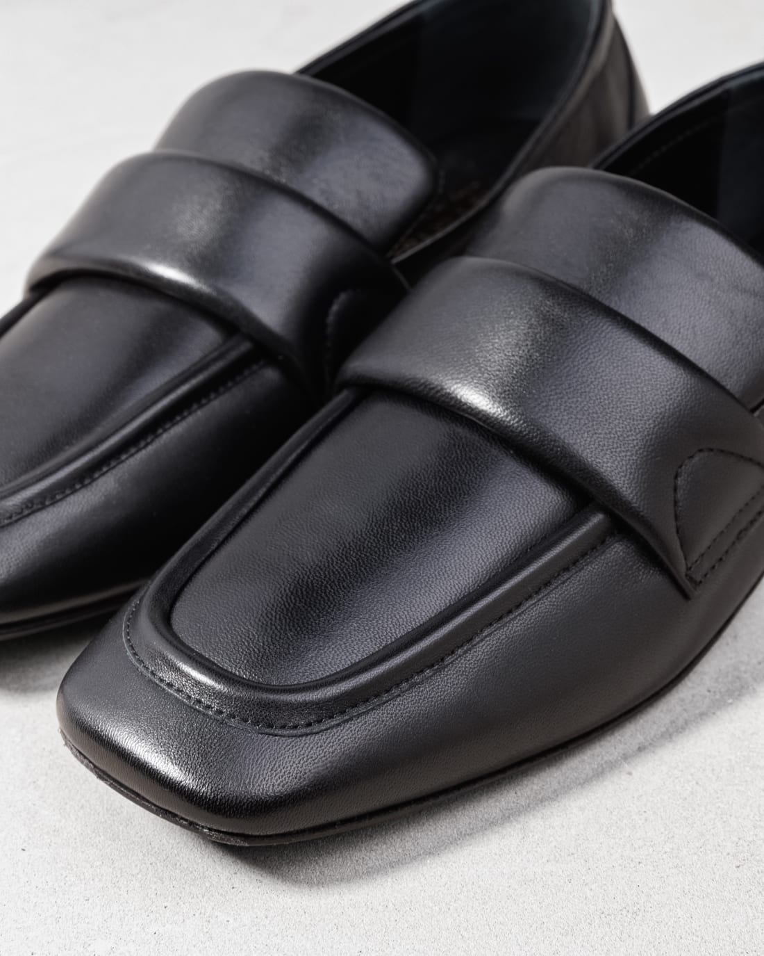 Черные кожаные лоферы с пряжкой - Image 4 of 6
