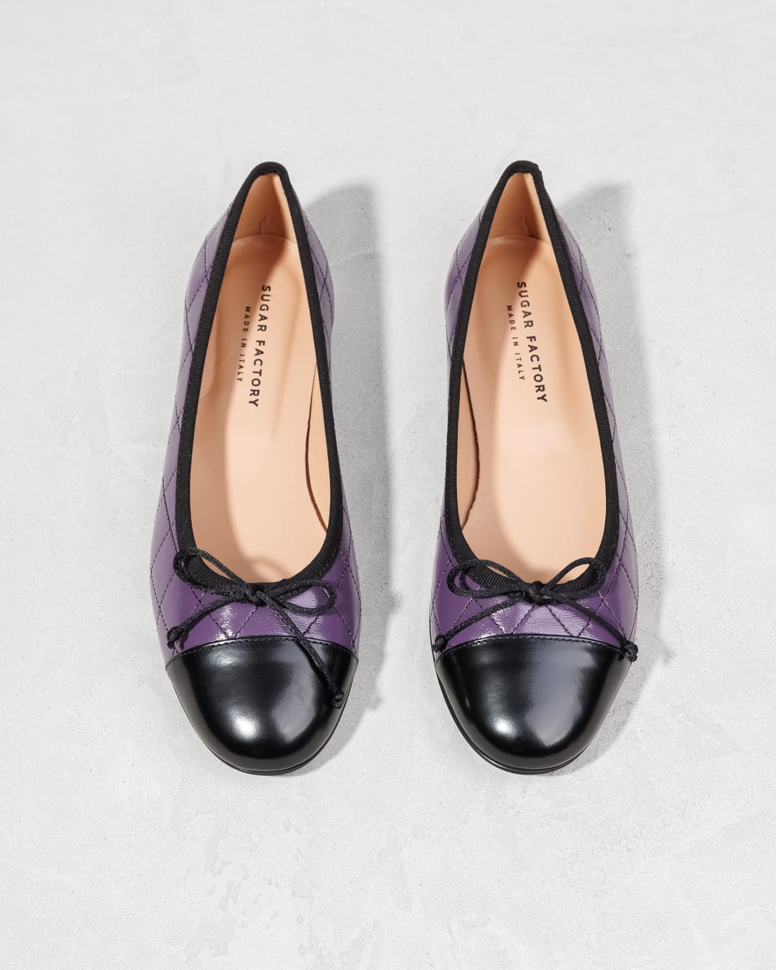 Фиолетовые балетки из натуральной кожи - Image 3 of 6