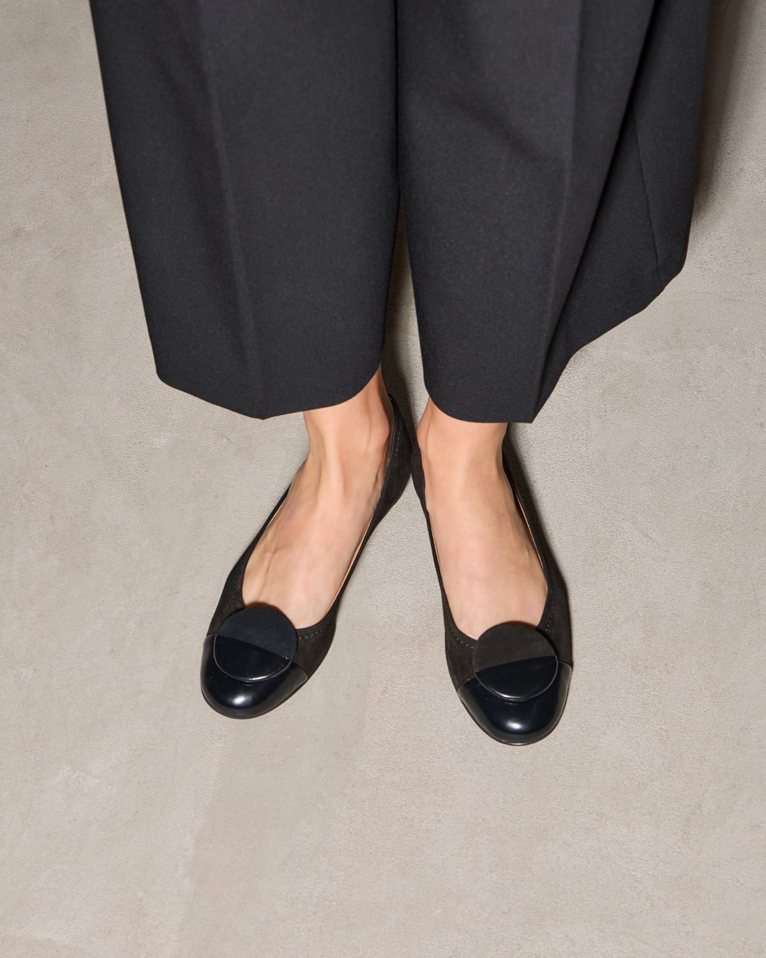 Черные замшевые балетки - Image 5 of 6