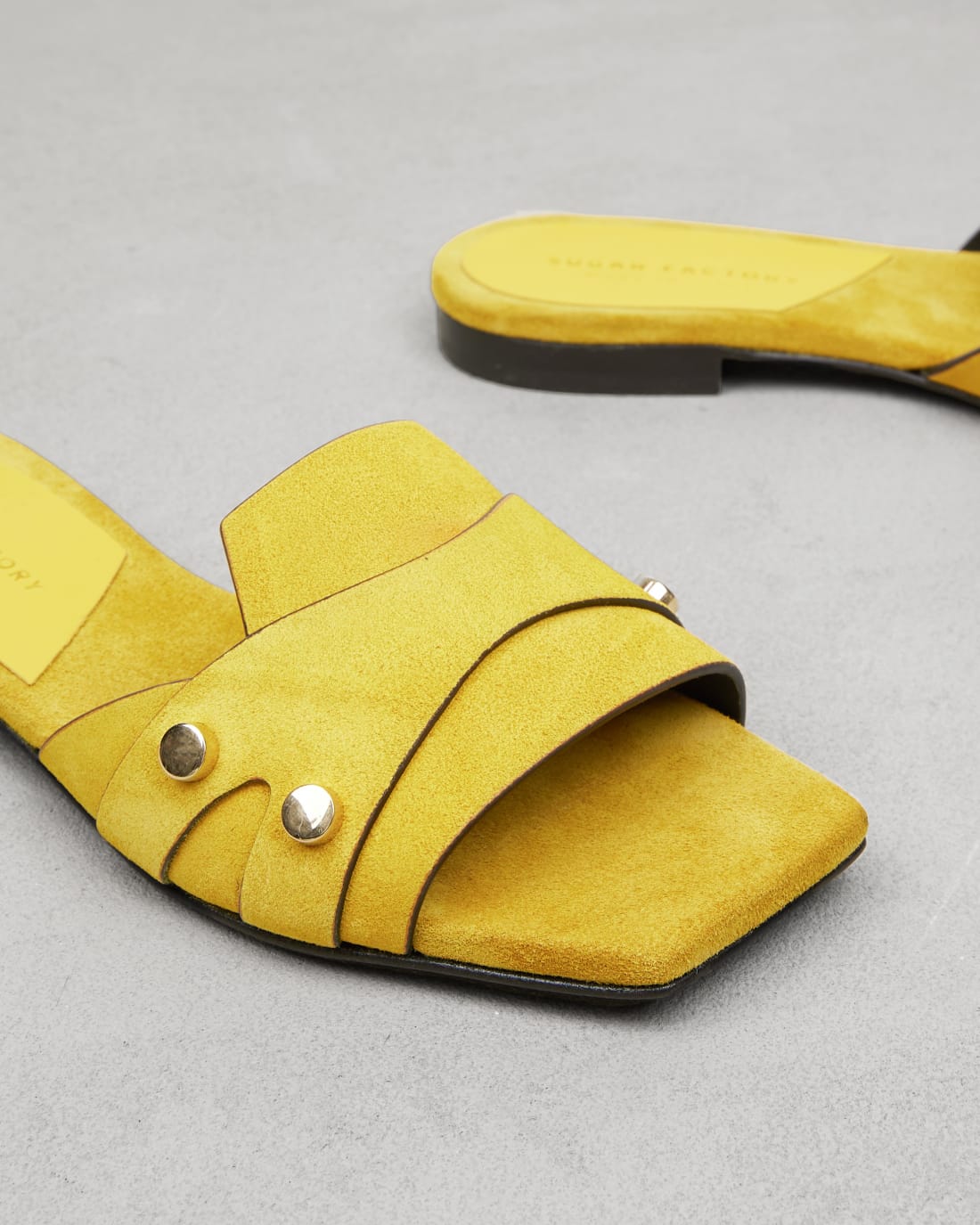 Желтые замшевые пантолеты - Image 4 of 7