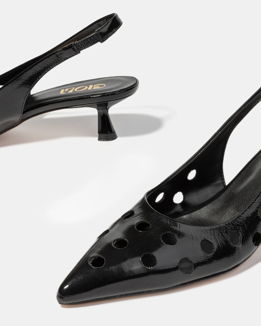 Черные туфли с крупной перфорацией - Image 4 of 5