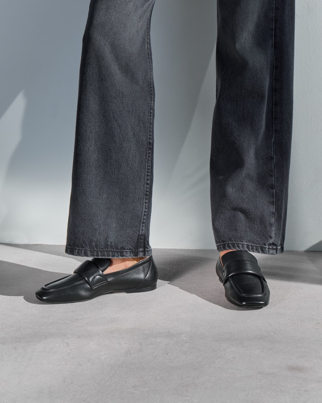 Черные кожаные лоферы с пряжкой - Image 6 of 6