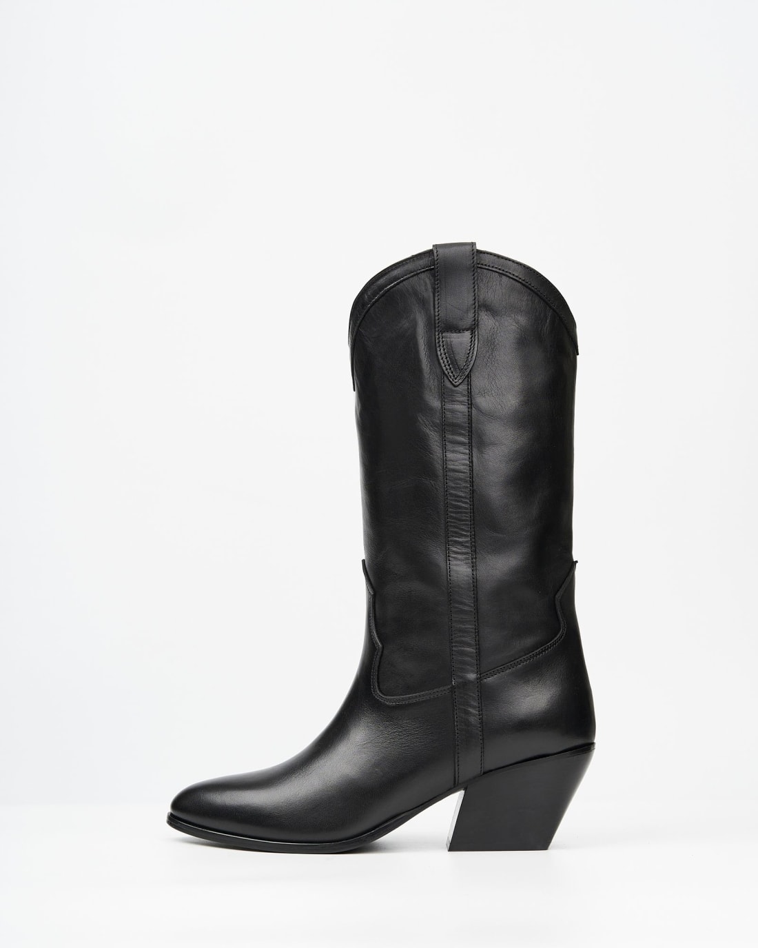 Черные кожаные сапоги - Image 2 of 5