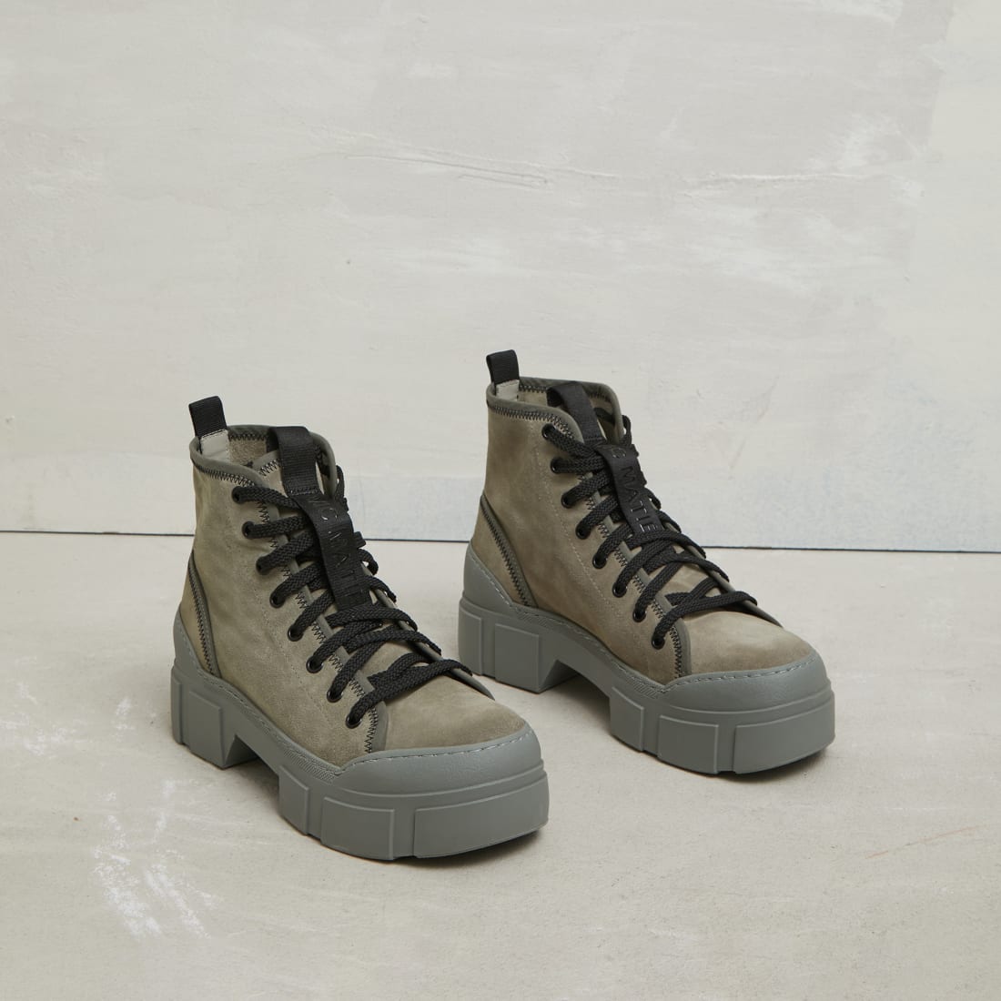 Серые замшевые ботинки - Image 2 of 5