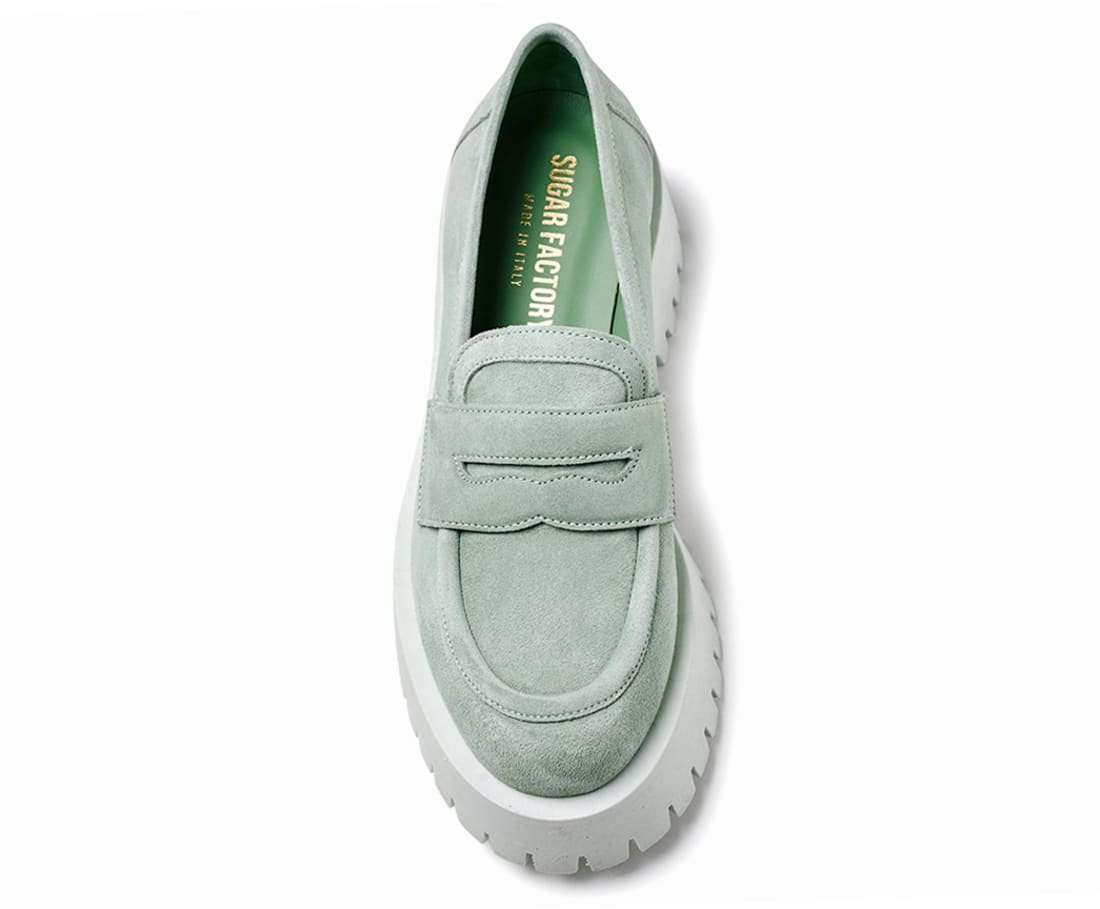 Зеленые замшевые лоферы - Image 4 of 5