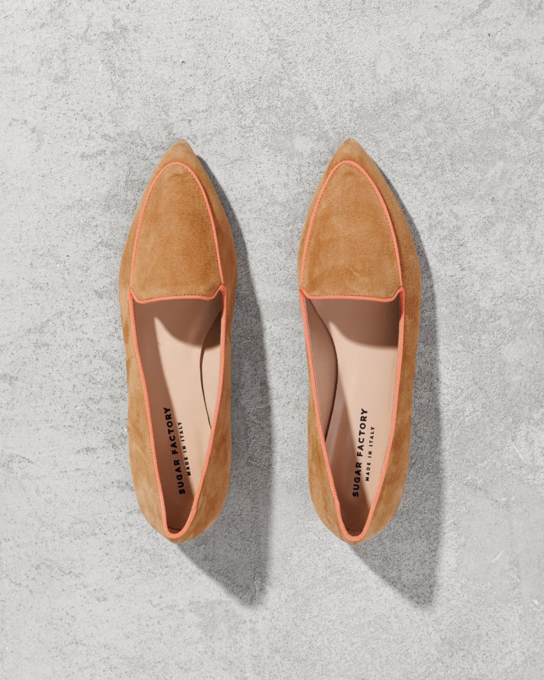 Темно-бежевые замшевые лоферы - Image 2 of 5