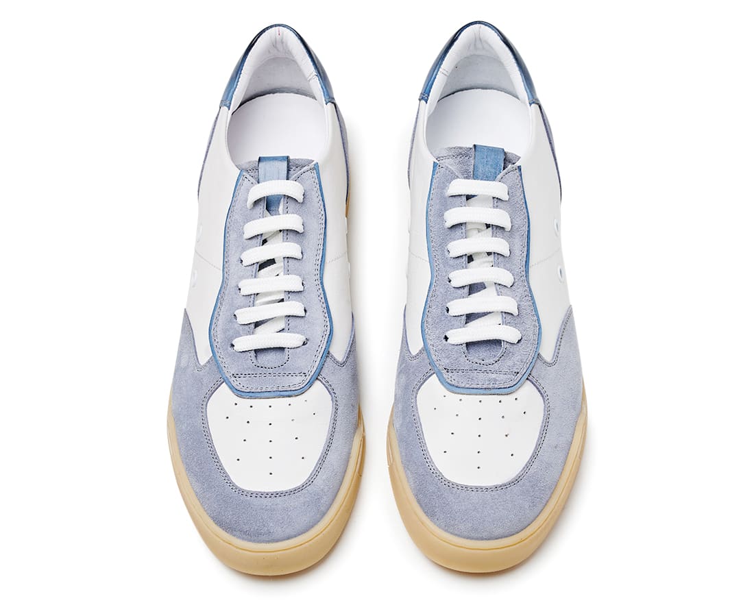 Мужские белые кожаные кеды - Image 3 of 4