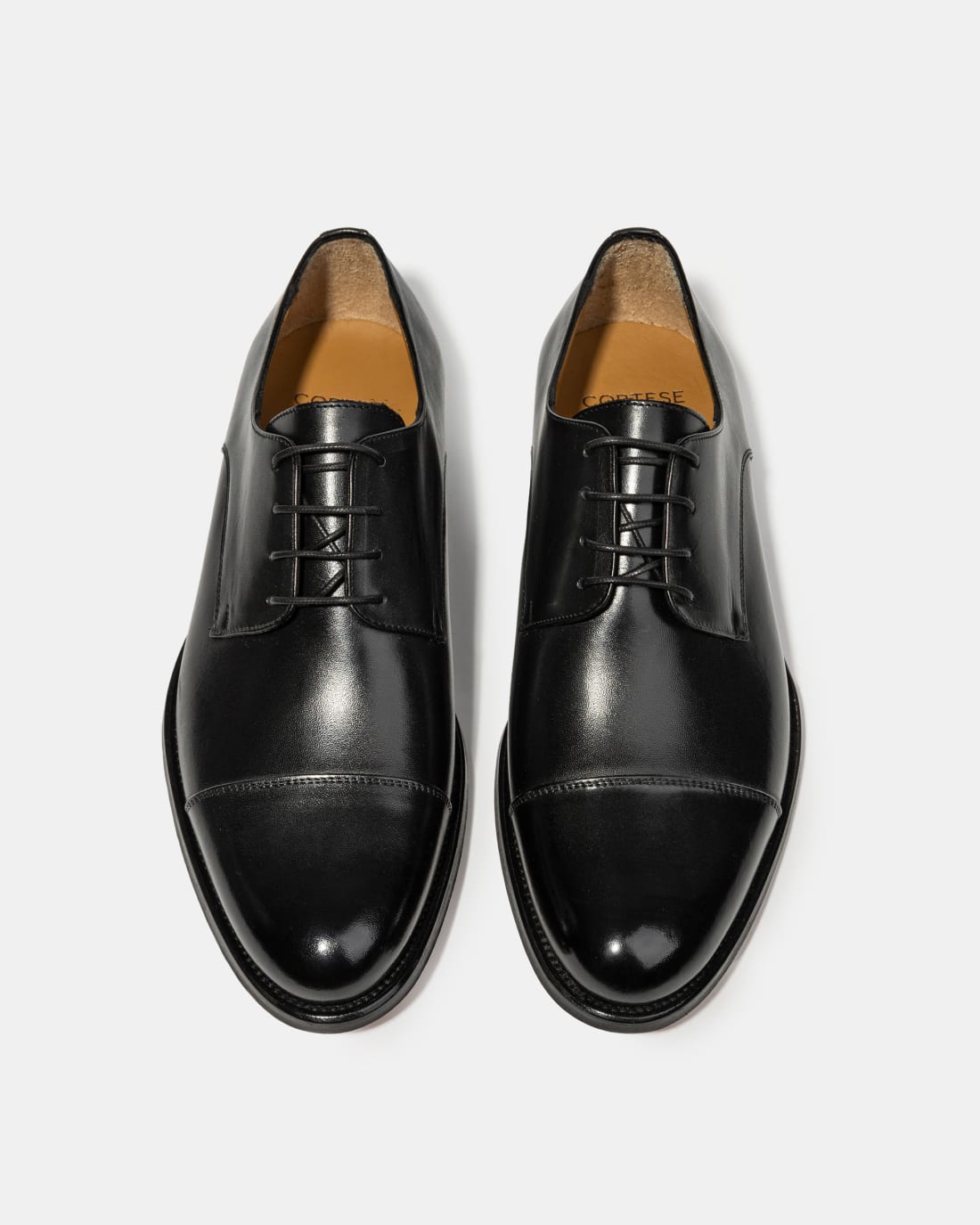 Черные кожаные мужские туфли - Image 3 of 5