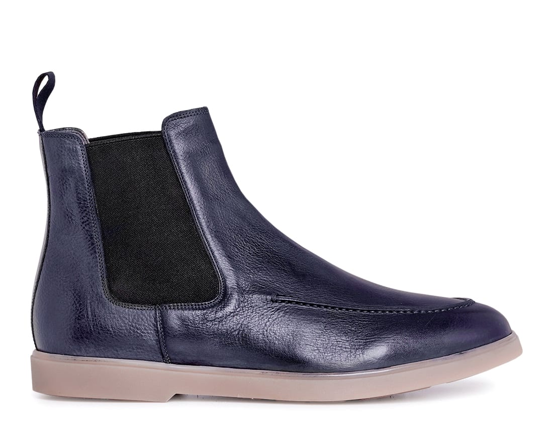 Мужские  утепленные темно-синие челси - Image 1 of 4