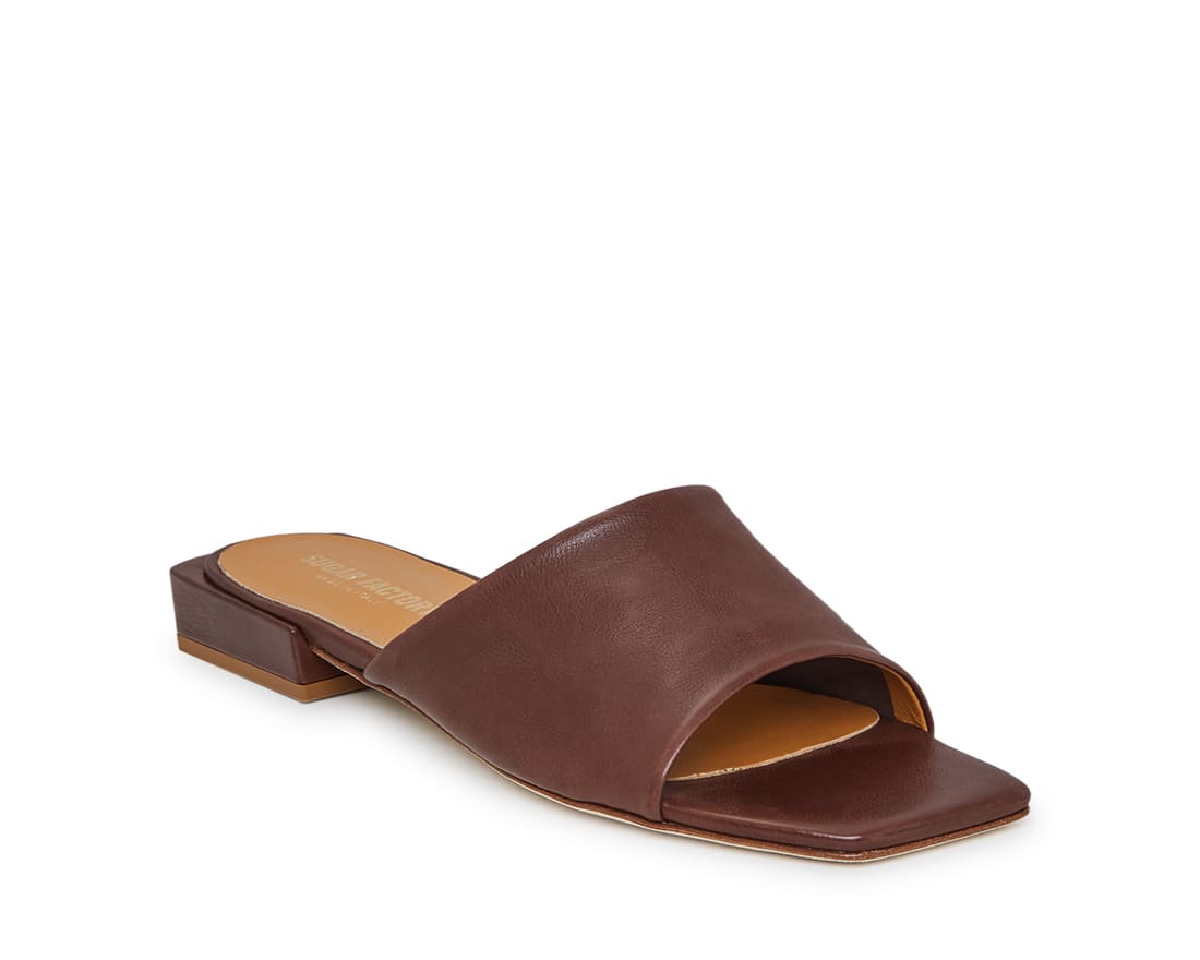 Бордовые кожаные пантолеты - Image 2 of 4